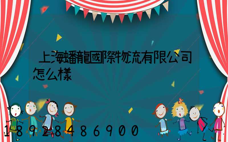 上海蟠龍國際物流有限公司怎么樣
