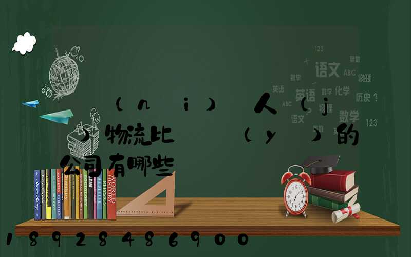 國內(nèi)無人機(jī)物流比較專業(yè)的公司有哪些