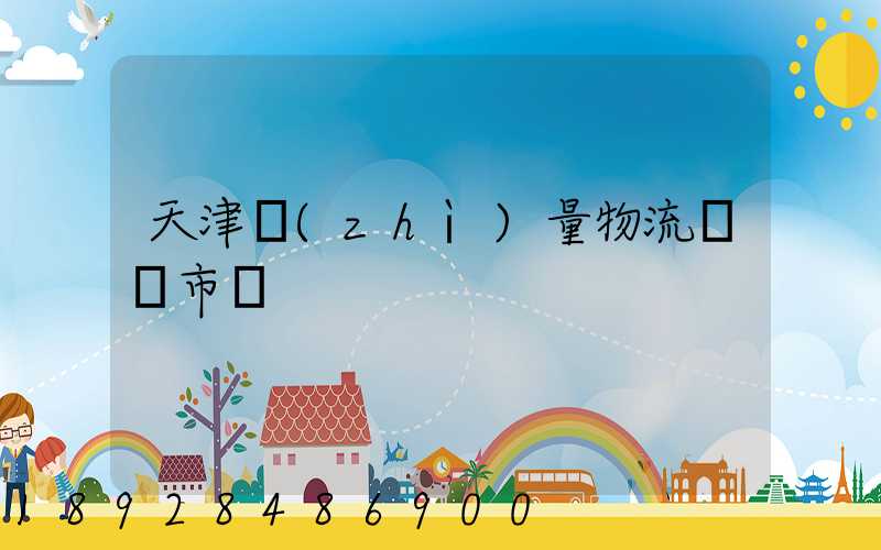 天津質(zhì)量物流運輸市價