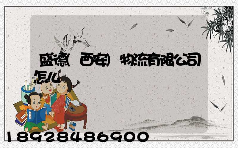 盛德(西安)物流有限公司怎么樣